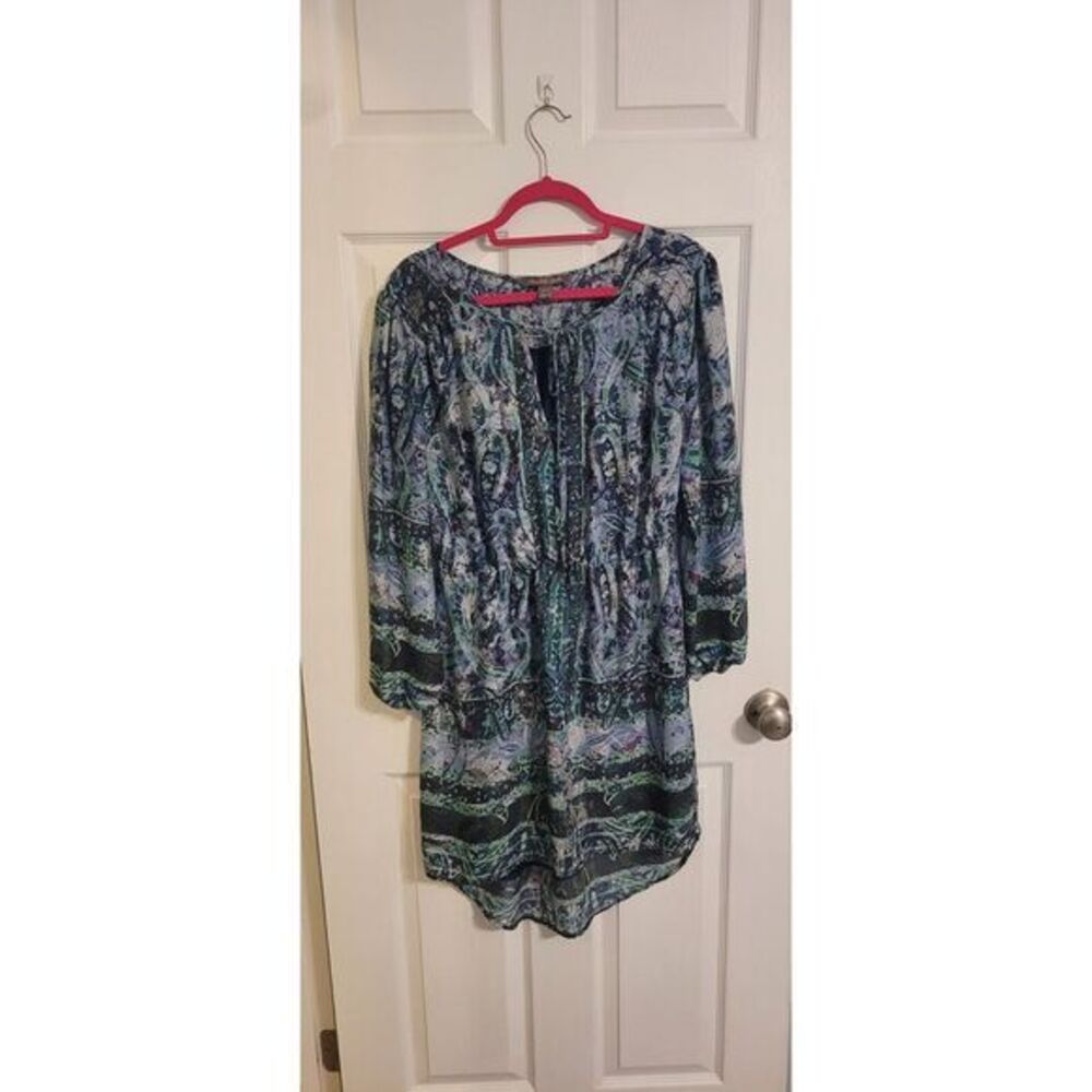 Charlie Jade Boho Paisley Lined Dress Size Medium